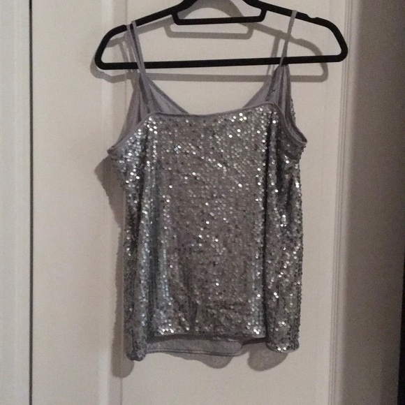 Sequin silver top - Picture 2 of 3